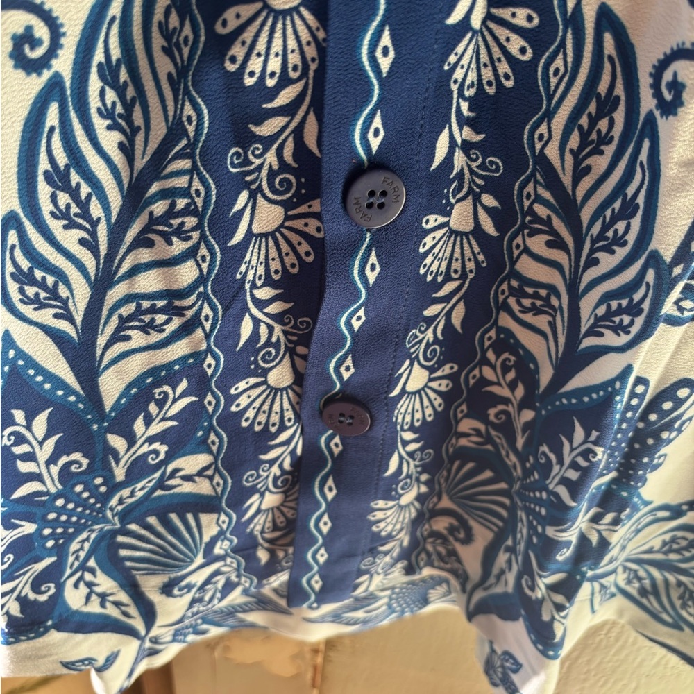FARM Rio Blue and White Men Shorts set - Picture 7 of 16